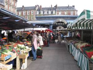 Local market in Rouen