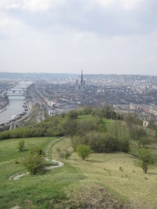 Panoramic view of Rouen