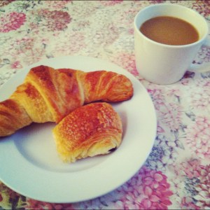 morning croissants
